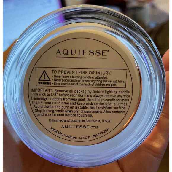 Aquiesse Grapefruit Acai Luxury Scented Candle - 6.5 oz new in box - Picture 3 of 3